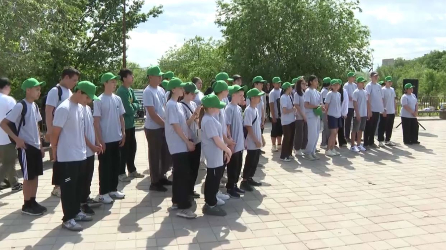 Ұлытауда «Жасыл ел» жасағына 700 бала қабылданды