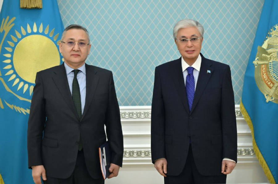 Президент ҰҚШҰ Бас хатшысы Таалатбек Масадыковты қабылдады