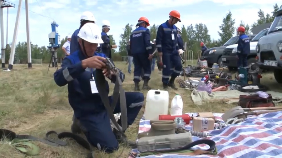 Соревнования среди электромонтеров организовали в Костанае