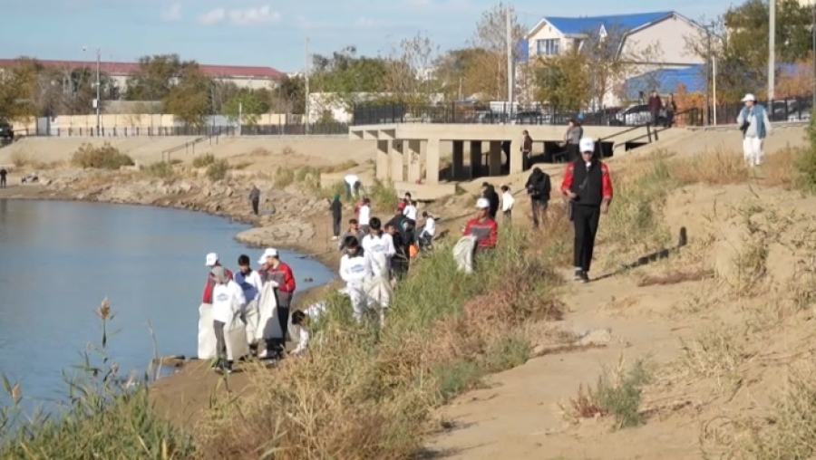 Экологическую акцию провели на побережье Урала