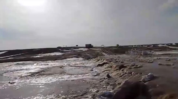 Временный мост через реку Шидерты смыло в ЗКО