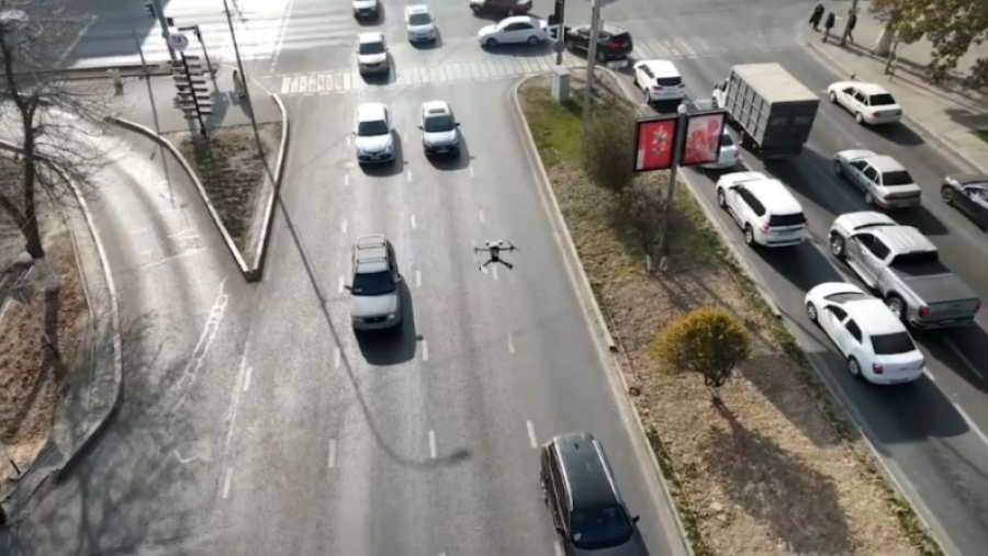 Дроны подключили к патрулированию улиц в Шымкенте