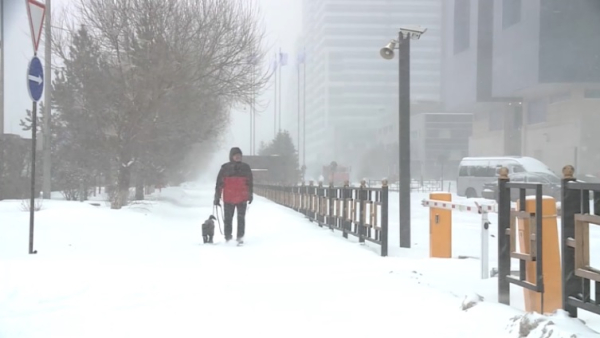 Снегопад ожидается в пяти регионах Казахстана