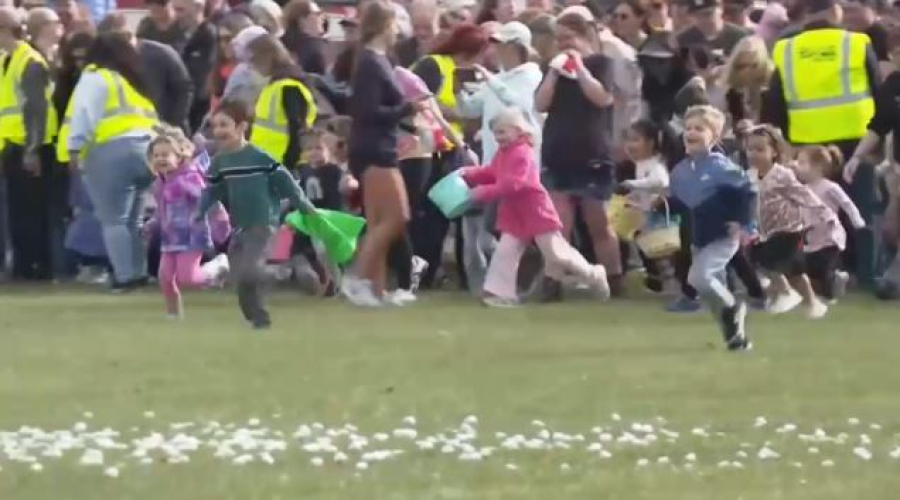 Фестиваль по сбору маршмеллоу прошёл в американском Мичигане