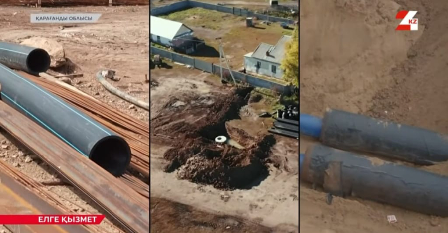 Осакаровкада ірі станция салынып жатыр