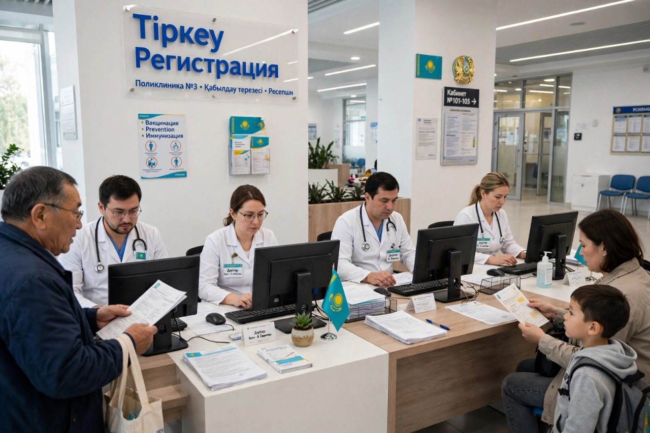 Министр емханаларда дәрігерге жазылуды жеңілдетуді тапсырды