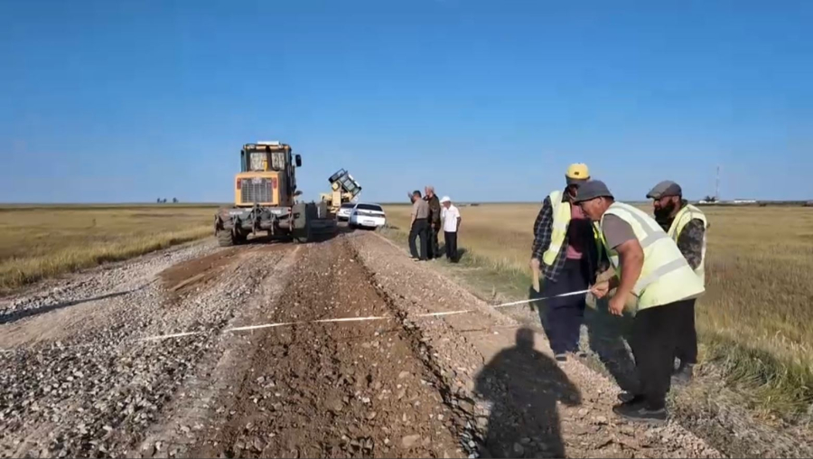 Қостанай облысында қос ауылға асфальт жол салынып жатыр