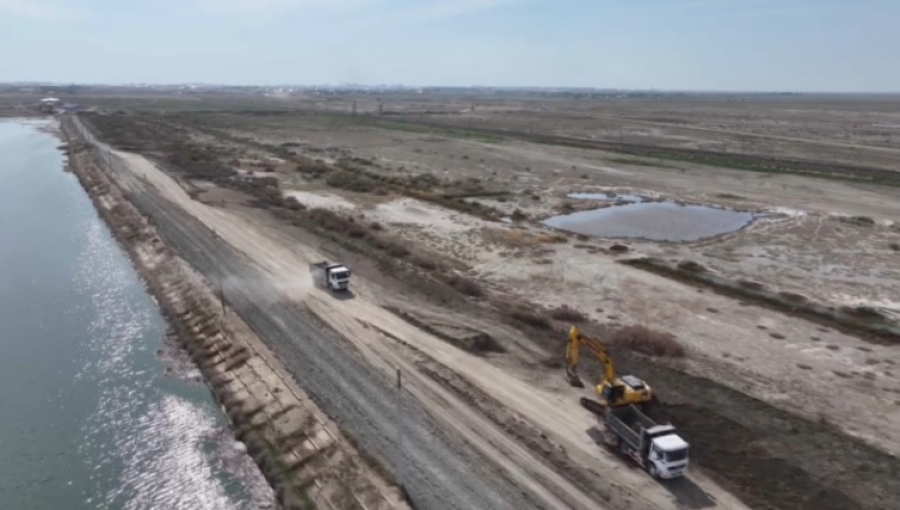 Стартовала реконструкция подъездного участка а/д «Атырау-Астрахань»