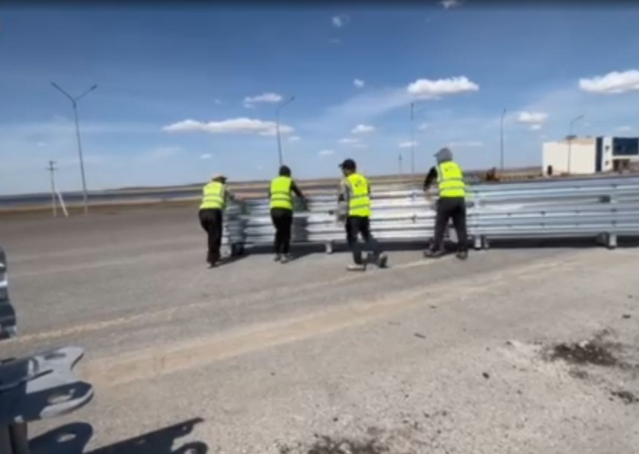 КазАвтоЖол установил инновационную систему на автодороге