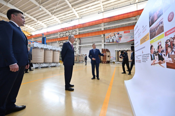 Президент посетил индустриальную зону «Тассай»