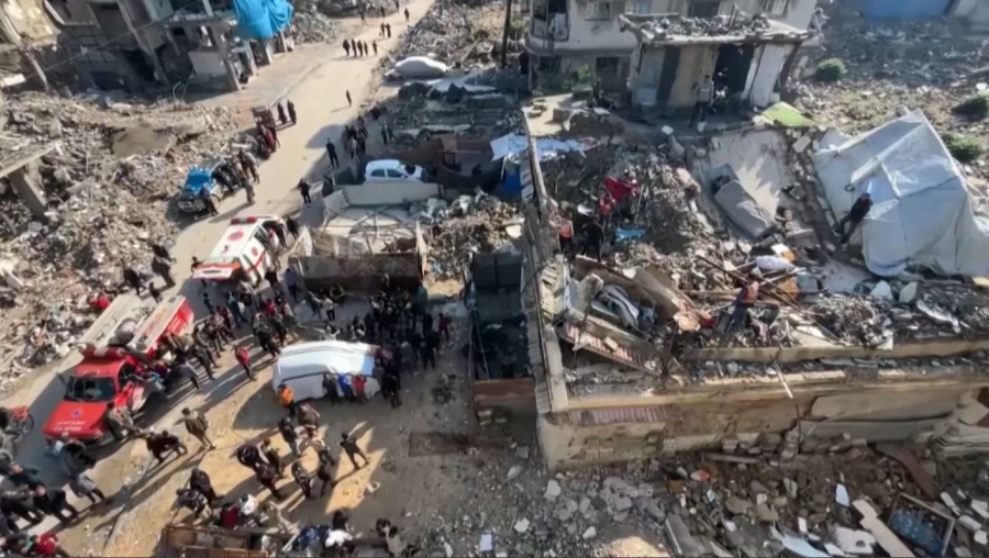 Газада үйінді астынан 45 адамның мәйіті табылды