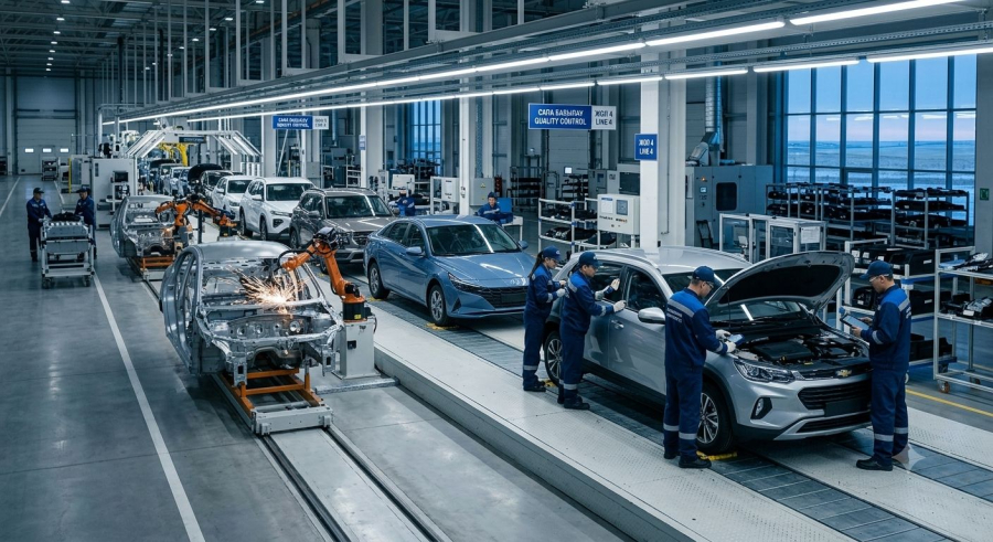 Автомобильное производство в Казахстане показывает уверенный рост