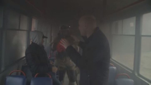 В Усть-Каменогорске спасатели «подожгли» трамвай