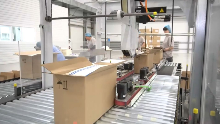 Семейде картон қаптама цехы іске қосылды