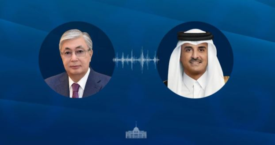 Президент Катар Әмірімен телефон арқылы сөйлесті
