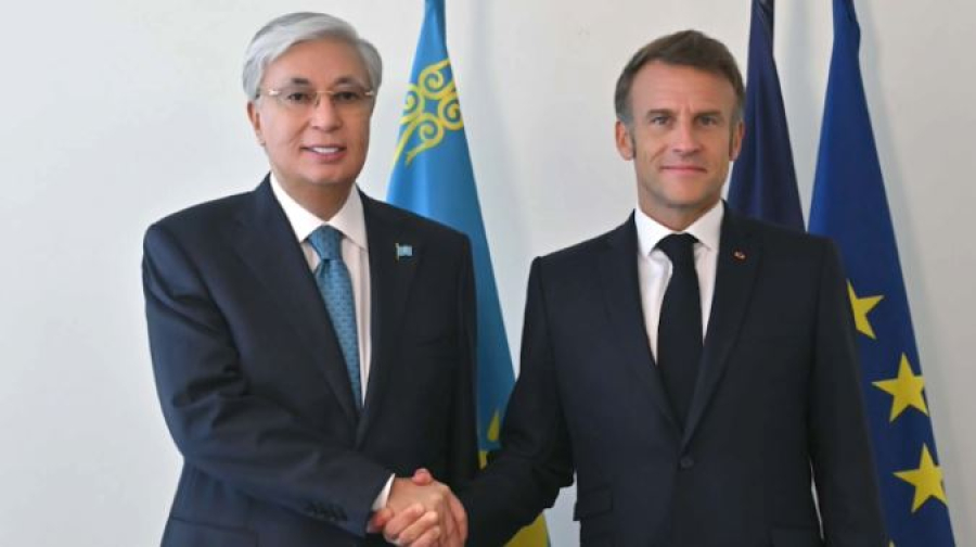 Токаев и Макрон встретились в Нью-Йорке