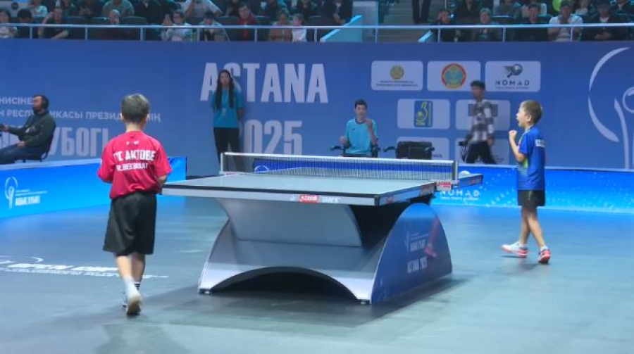 Международный турнир по настольному теннису проходит в Астане