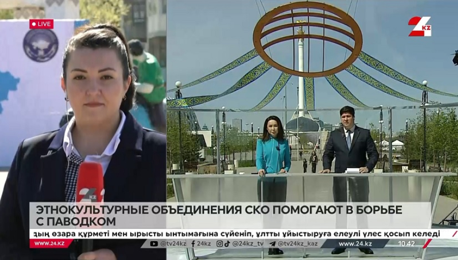 Этнокультурные объединения СКО помогают в борьбе с паводком