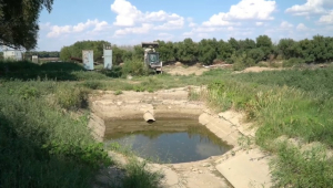 Водные каналы пересыхают в Атырауской области