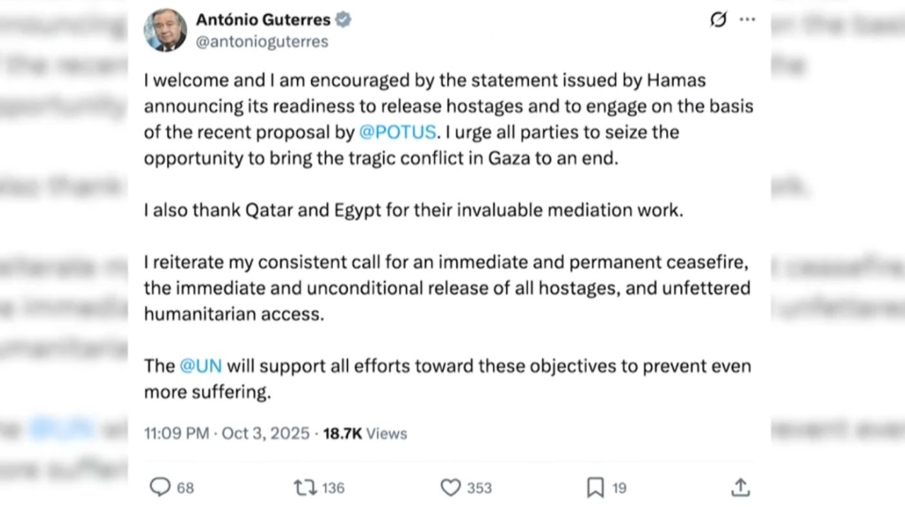 Реакция мировых лидеров на ответ ХАМАС