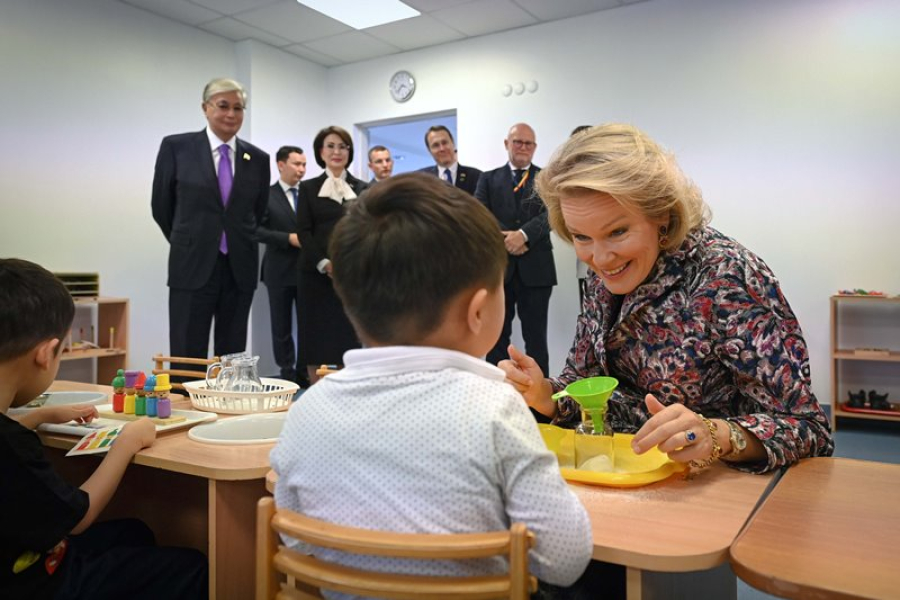 President of Kazakhstan, King Philippe and Queen Mathilde of the Belgians Visit National Children’s Rehabilitation Center