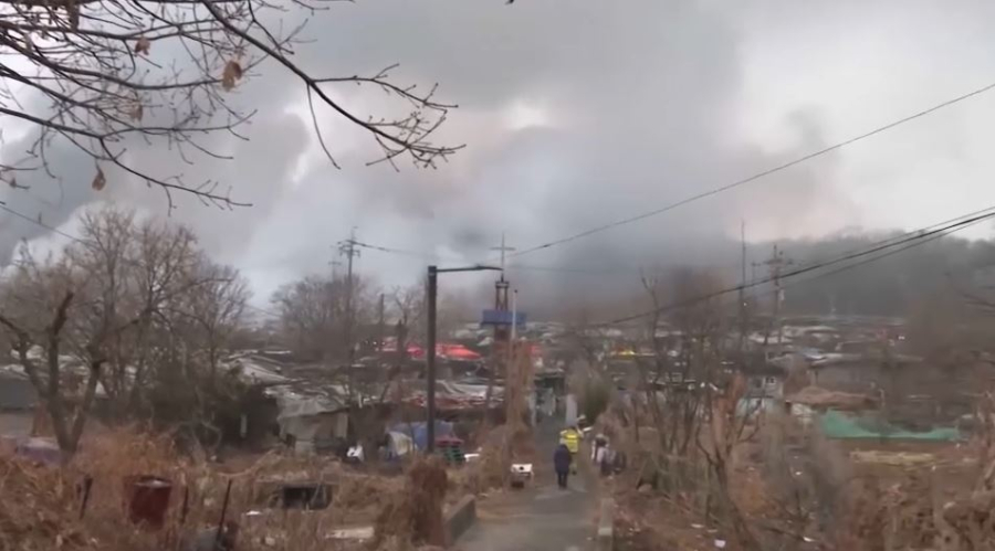 Сеулде өрттен 180 адам баспанасыз қалды