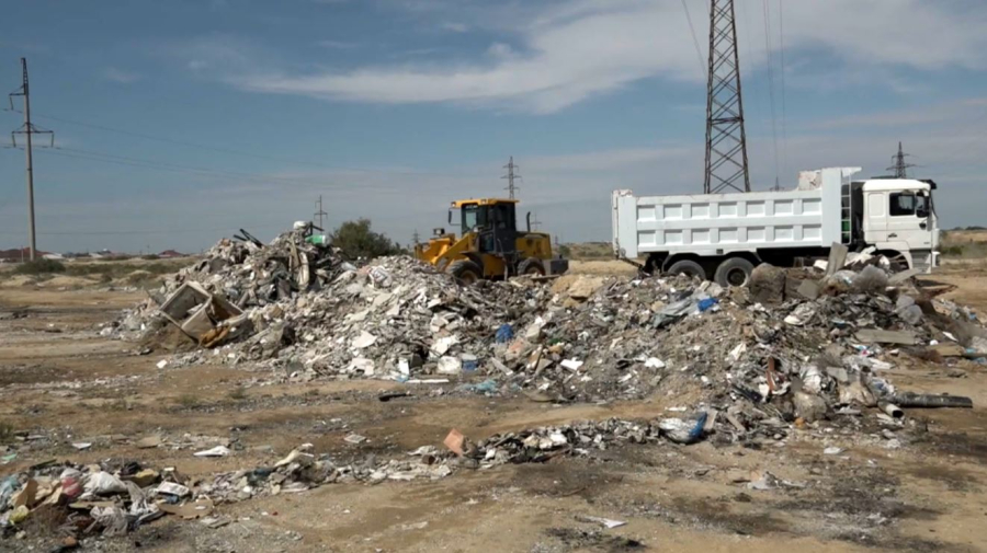 Маңғыстауда заңсыз қоқыс алаңдары жойылды