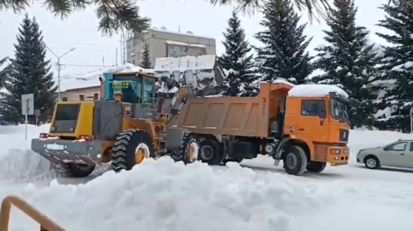 Снегом завалило Алтай в Восточно-Казахстанской области