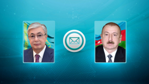 Касым-Жомарт Токаев отправил поздравительную телеграмму Ильхаму Алиеву