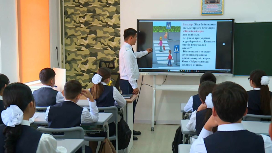 Қызылорда облысындағы мектептерде «Жол жүру ережесі» пәні енгізілді