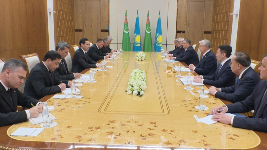 Қ.Тоқаев Түрікменстан президентімен кездесті
