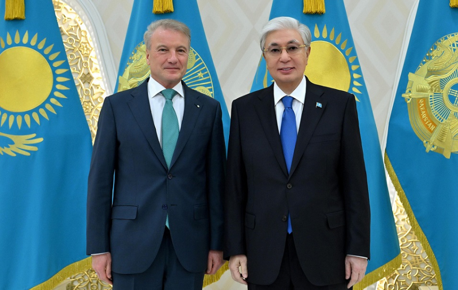 Касым-Жомарт Токаев принял главу Сбербанка Германа Грефа