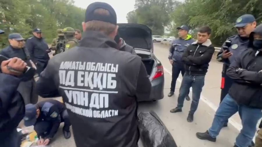 Крупный канал перевозки наркотиков пресекли в Алматинской области