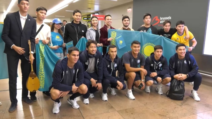 Футболдан Қазақстан құрамасы Брюссельге жетті