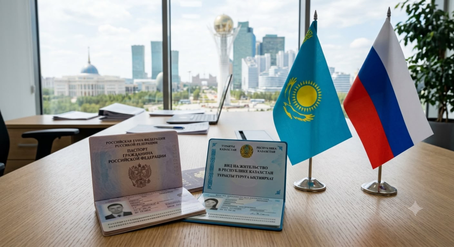 Почти 3 тысячи россиян получили ВНЖ в Казахстане с начала года