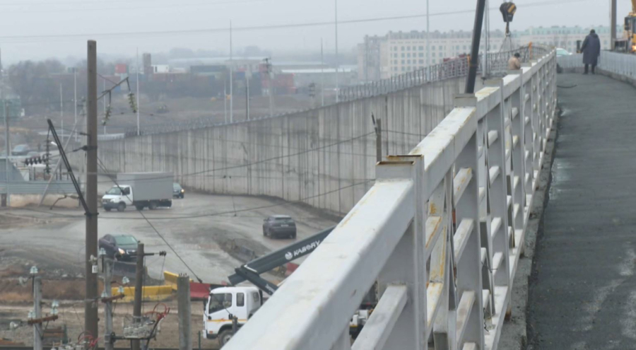 Шымкентте жаңа көпір ашылды