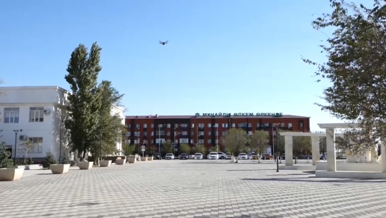 Дроны следят за порядком в Макатском районе