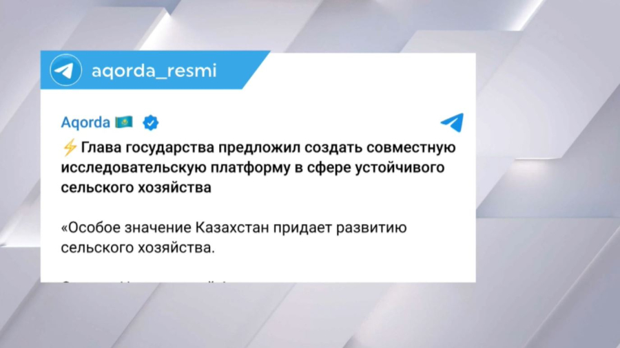 Президент предложил провести встречу учёных «Центральная Азия – Япония» в Астане
