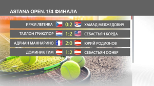 Astana Open: полуфинал турнира. LIVE