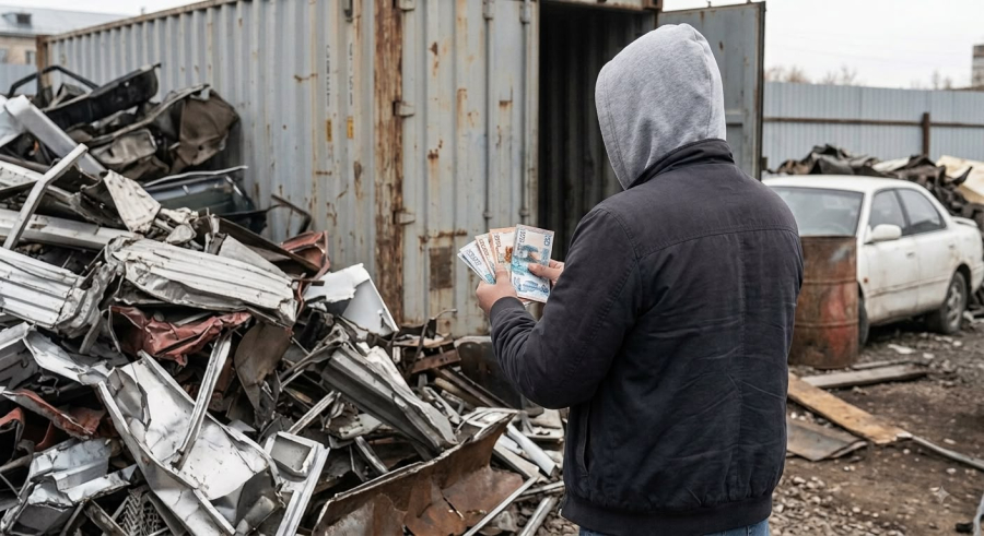 Өскеменде бөтен көлікті металлоломға өткізіп жіберген ер адам ұсталды
