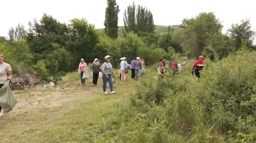 Ұзынқарғалы өзенінің жағалауы қоқыстан тазартылды