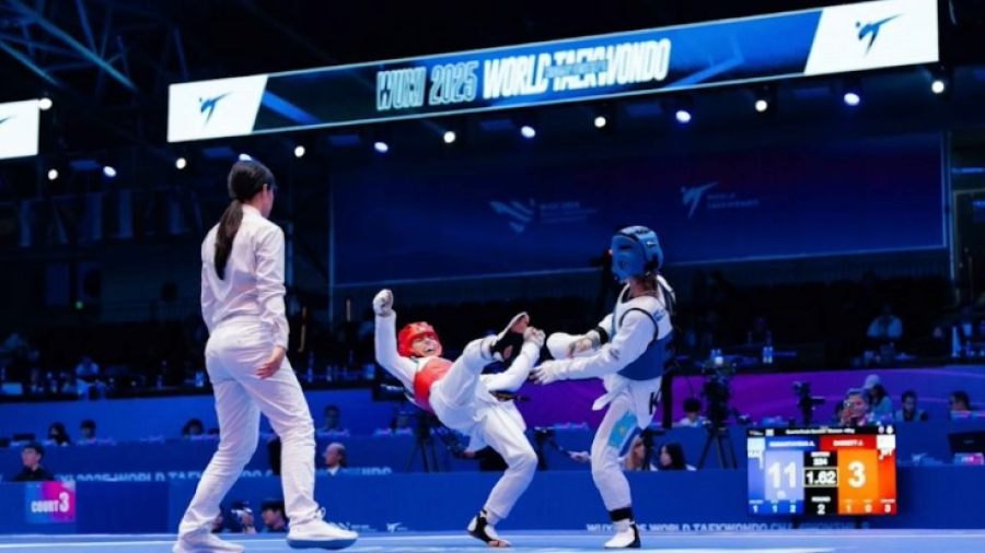 Казахстанка завоевала бронзу ЧМ по таеквондо
