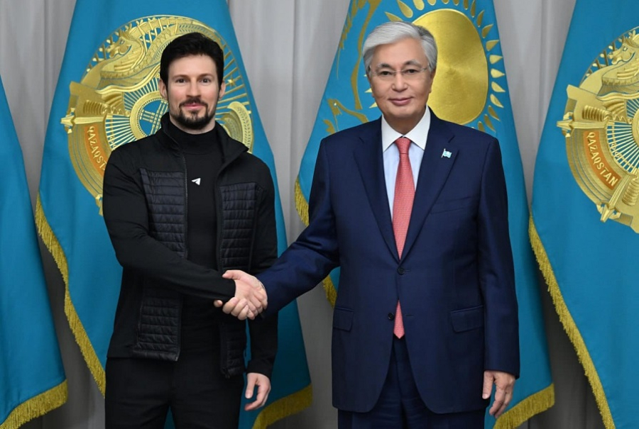 Глава государства побеседовал с основателем Telegram