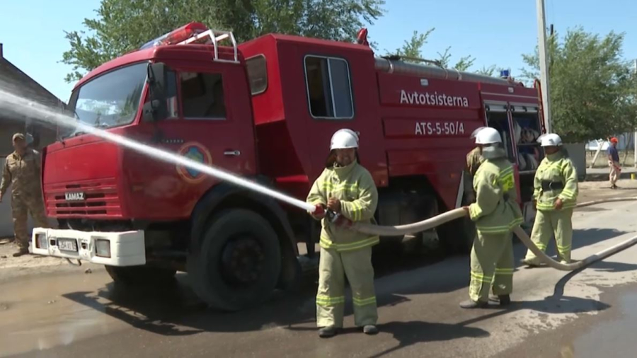 Пожарные пункты строят предприниматели в Алматинской области