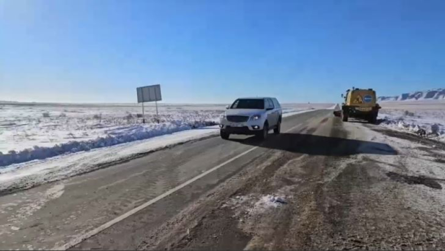 Марқакөлде 24 шақырым жол жөнделді