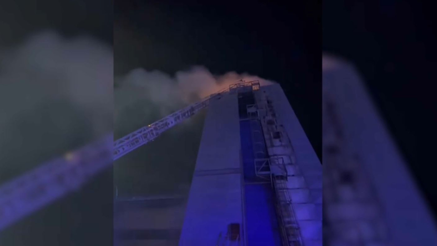 Петропавлда күнбағыс дәндері сақталған кептіргіш өртенді