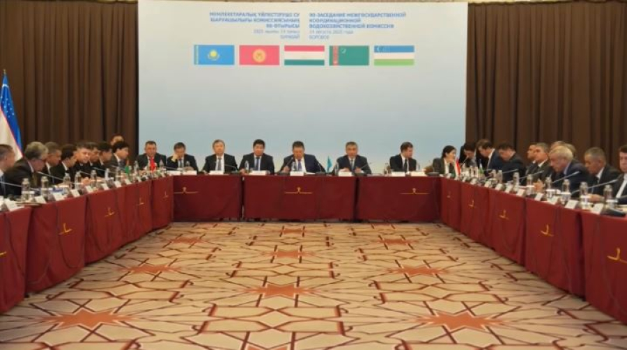 Объем Шардаринского водохранилища опустился ниже среднемноголетних значений