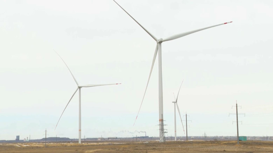 Ветроэлектростанцию строят в области Улытау