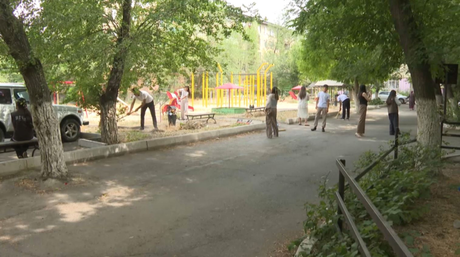 Экологическая акция «Таза Қазақстан» продолжается в Жамбылской области