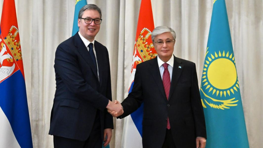 Мемлекет басшысы Сербия президентімен келіссөз жүргізді